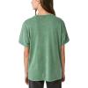 imageLucky Brand Womens Santa Claus Coca Cola Boyfriend TeeHunter Green