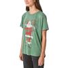 imageLucky Brand Womens Santa Claus Coca Cola Boyfriend TeeHunter Green