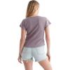 imageLucky Brand Womens Short Sleeve VNeck Pointelle Henley TopGray Ridge