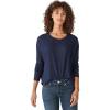imageLucky Brand Womens Long Sleeve Crew Neck TopAmerican Navy
