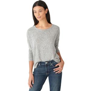 imageLucky Brand Womens Long Sleeve Crew Neck TopHeather Grey