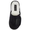 imageLucky Brand Boys Slippers  Fuzzy Non Slip Memory Foam House Slippers for Kids  Plush Soft Rubber Sole Bedroom ShoesBlack