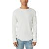 imageLucky Brand Mens Garment Dye Thermal Crew ShirtBright White
