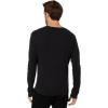 imageLucky Brand Mens Garment Dye Thermal Crew ShirtJet Black
