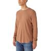 imageLucky Brand Mens Garment Dye Thermal Crew ShirtPecan Pie