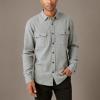 imageLucky Brand Mens Plaid Cloud Soft Long Sleeve FlannelHeather Grey
