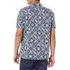 imageLucky Brand Mens Short Sleeve Button Up Club Collar ShirtBlue