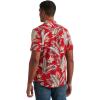 imageLucky Brand Mens Short Sleeve Button Up One Pocket San Gabriel ShirtRed Print