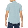 imageLucky Brand Mens Short Sleeve Linen Button Up ShirtBlue Bell