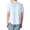 imageLucky Brand Mens Short Sleeve Linen Button Up ShirtBlue BellBlue