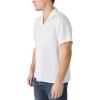 imageLucky Brand Mens Short Sleeve Linen Button Up ShirtBright White