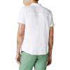 imageLucky Brand Mens Short Sleeve Linen Button Up ShirtBright WhiteWhite