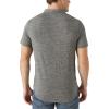 imageLucky Brand Mens Short Sleeve Linen Button Up ShirtHeather Grey