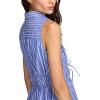 imageLucky Brand Womens Cinch Waist Shirt DressBlue Stripe