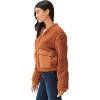 imageLucky Brand Womens Long Sleeve Zip Front Utility Teddy CoatGlazed Ginger