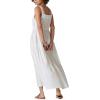 imageLucky Brand Womens Lucky Brand Womens Lace Tiered Knit Maxi DressGardenia