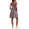 imageLucky Brand Womens Lucky Brand Womens Printed Pintuck Bodice MiniNightshadow Multi