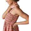 imageLucky Brand Womens Lucky Brand Womens Printed Smocked Mini DressAsh Rose Multi