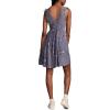 imageLucky Brand Womens Lucky Brand Womens Smocked V DressBlue Multi