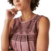 imageLucky Brand Womens Sleeveless Embroidered Knit Mini DressRose Brown