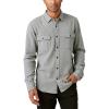 imageLucky Brand Mens Plaid Cloud Soft Long Sleeve FlannelHeather Grey