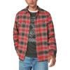 imageLucky Brand Mens Plaid Cloud Soft Long Sleeve FlannelRed Charcoal