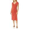 imageLucky Brand Womens Button Sleeve Knit DressRed