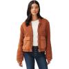 imageLucky Brand Womens Long Sleeve Zip Front Utility Teddy CoatGlazed Ginger