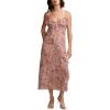 imageLucky Brand Womens Lucky Brand Womens Ruffle V Neck MidiRose Multi