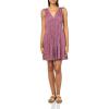 imageLucky Brand Womens Lucky Brand Womens Smocked V DressBerry Multi