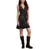 imageLucky Brand Womens Lucky Brand Womens Smocked V DressBlack Multi