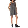 imageLucky Brand Womens Pintuck Knit Mini DressWashed Black