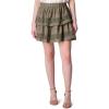 imageLucky Brand Womens Schiffley Embroidered Mini SkirtDusty Olive