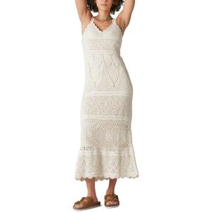 imageLucky Brand Womens Crochet Maxi DressGardenia
