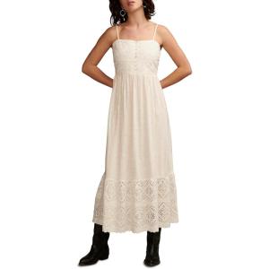 imageLucky Brand Womens Lucky Brand Womens Cutwork Maxi DressWhisper White