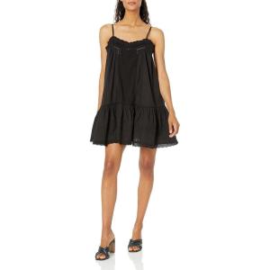 imageLucky Brand Womens Lucky Brand Womens Drop Waist Embroidered Mini DressCaviar