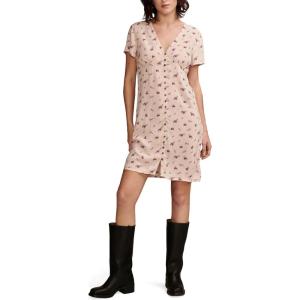 imageLucky Brand Womens Lucky Brand Womens Mini Short Sleeve Slip DressPeach Blush Multi