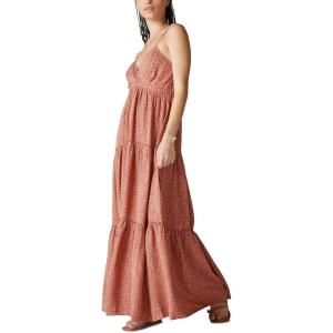 imageLucky Brand Womens Paisley Tiered Maxi DressAragon Multi