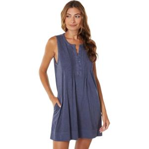 imageLucky Brand Womens Pintuck Knit Mini DressNight Shadow Blue