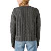 imageLucky Brand Womens Cable Crew SweaterCharcoal Heather