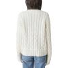 imageLucky Brand Womens Cable Crew SweaterWhisper White