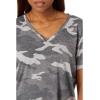 imageLucky Brand Womens Classic VNeck TeeBlack Camouflage