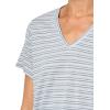 imageLucky Brand Womens Classic VNeck TeeBlue Stripe