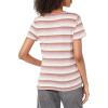 imageLucky Brand Womens Classic VNeck TeePurple Stripe