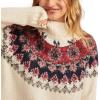 imageLucky Brand Womens Fairisle TurtleneckCream Combo