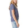 imageLucky Brand Womens Fender Foil Classic Crew TShirtCrown Blue