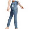 imageLucky Brand Womens High Rise Bridgette Straight Jean Bloom 31W X 29LWise