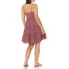 imageLucky Brand Womens Tiered Mini DressBurgundy