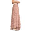 imageLucky Brand Womens Tulle Ruffle Maxi SkirtBlush Pink