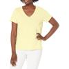 imageLucky Brand Womens Classic VNeck Tee734 Lemon Drop